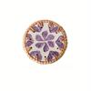 Handmade Rattan And Ceramic Shell Coasters Creative Colorful Round Coffee Table Mats Decor Bowl Mats For Home Decor