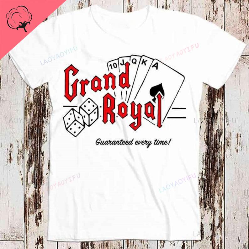 Grand Royal 1990s Record Label Vinyl T Shirt Logo Music Retro Vintage Top Tee Gift Super Cool Ladies Unisex Graphic T Shirts