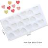 Heart-shape Silicone Mold for Baking Pan Patisserie Candy Bar Chocolate Mould DIY Wedding Gift Epoxy Resin Molds Kitchen Supply