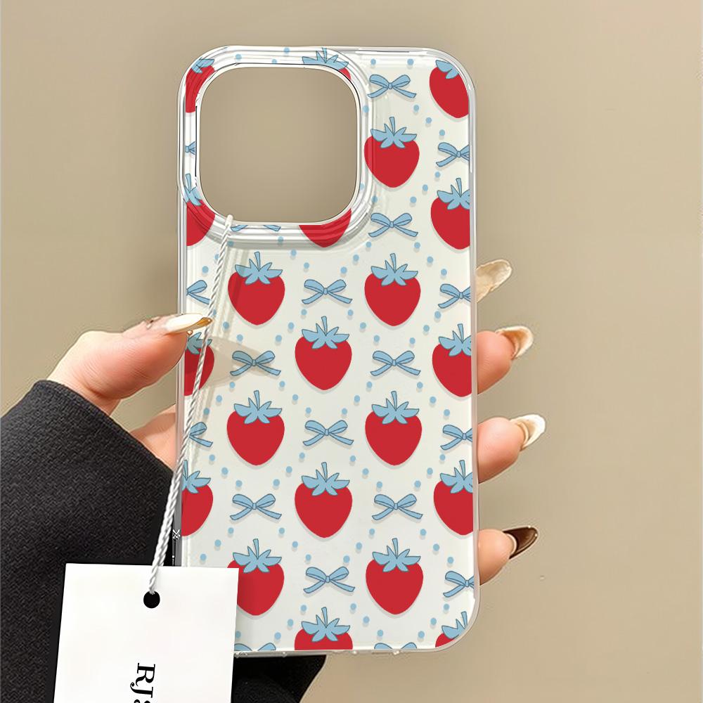 Painted Phone Case for iPhone 12 13 15 16 iPhone 16 12 13 14 15 Pro  14 15 16 Pro Max Coverage Shockproof Anti-Fingerprint Fresh Style Protective Case