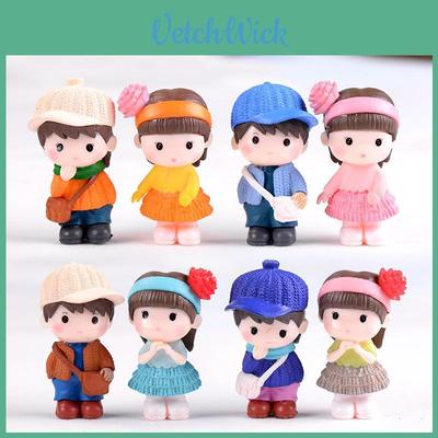 Adorable Mini Couple Figurines For Charming Fairy Garden Or Dollhouse Decor