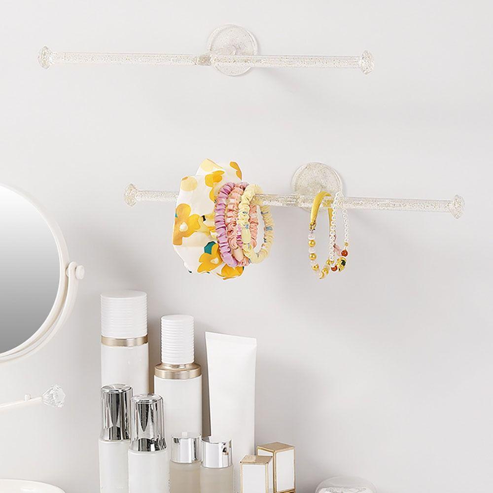 Home Organizer Towel Rack Transparent Toilet Paper Rack High-quality Jewelry Hanger