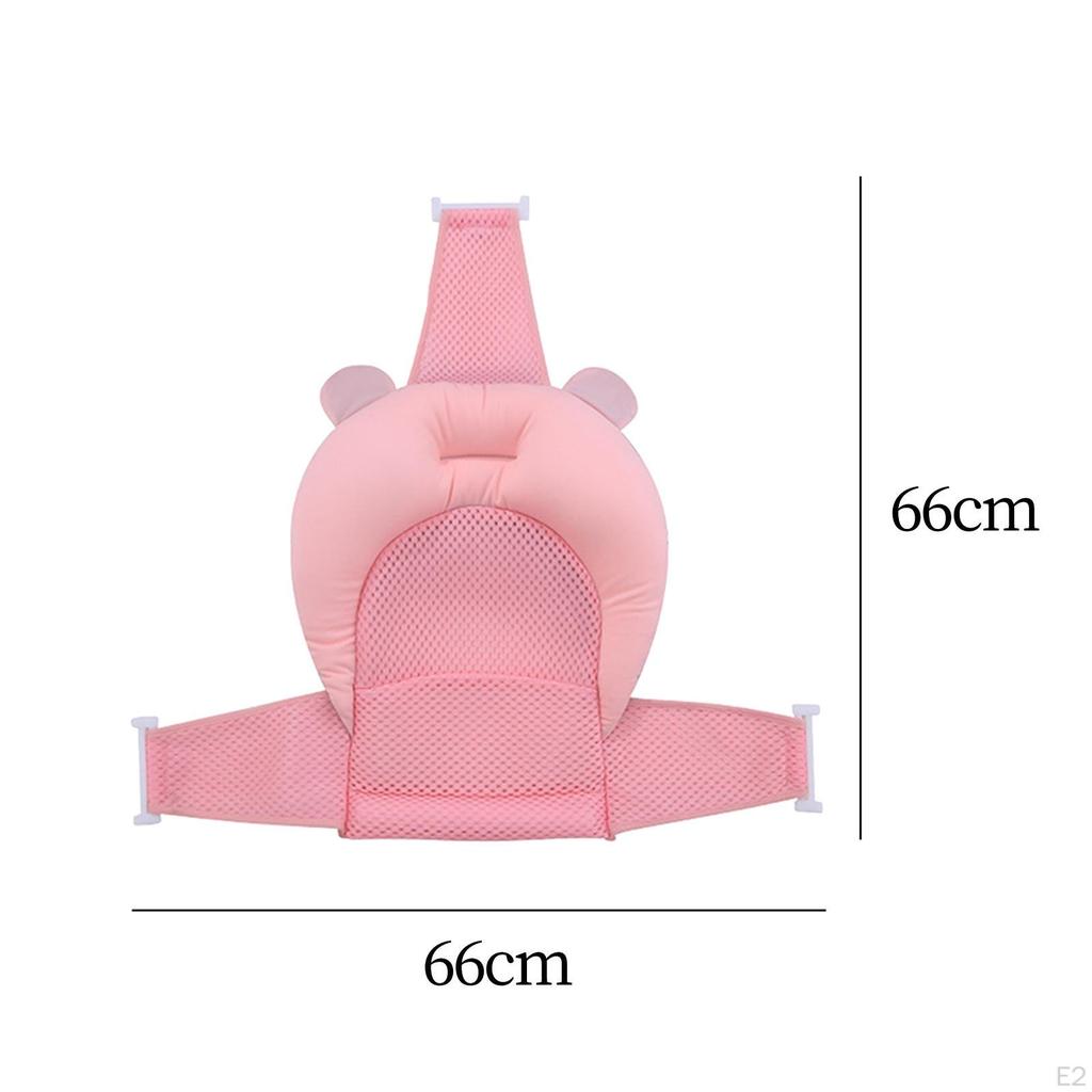 Tapis de bain pour bébé Siège de support pour nourrisson Baignoire flottante pour 0-12 mois