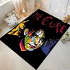 The Cure Pop Art Style Portrait Rug, Non-slip Rug Suitable for Living Room and Bedroom Sofas Sofas.