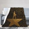 Hamiltons das Musical Theaterdecken Korallenfleece Plüsch Historisch Hip Hop Weiche Überwurfdecke für Bettwäsche Steppdecke Multifunktion