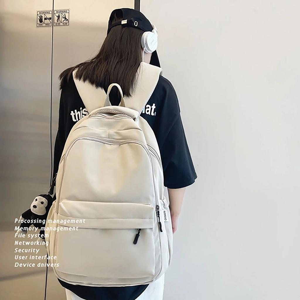 Dámský školní batoh na kampus Vícevrstvý batoh na počítač