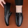 New Genuine Leather Men's Loafers Slip On Driving Shoes for Men Luxury Brand Casual Shoes Moccasin Male Walking Shoes