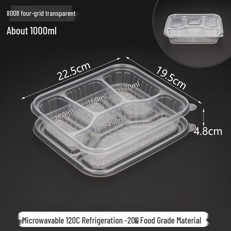 JINMEILI Food-Grade Disposable Lunch Boxes