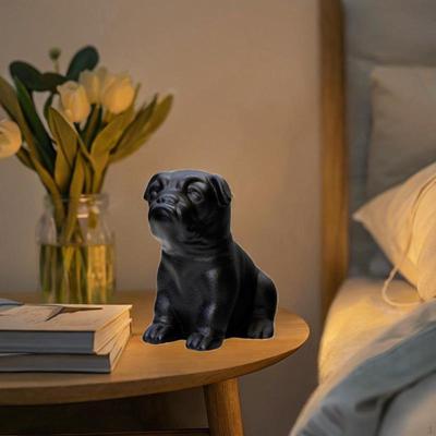 Bulldog Hund Statue Tier Skulptur Sammeln Moderne Dekorative Figurine Desktop Ornament für