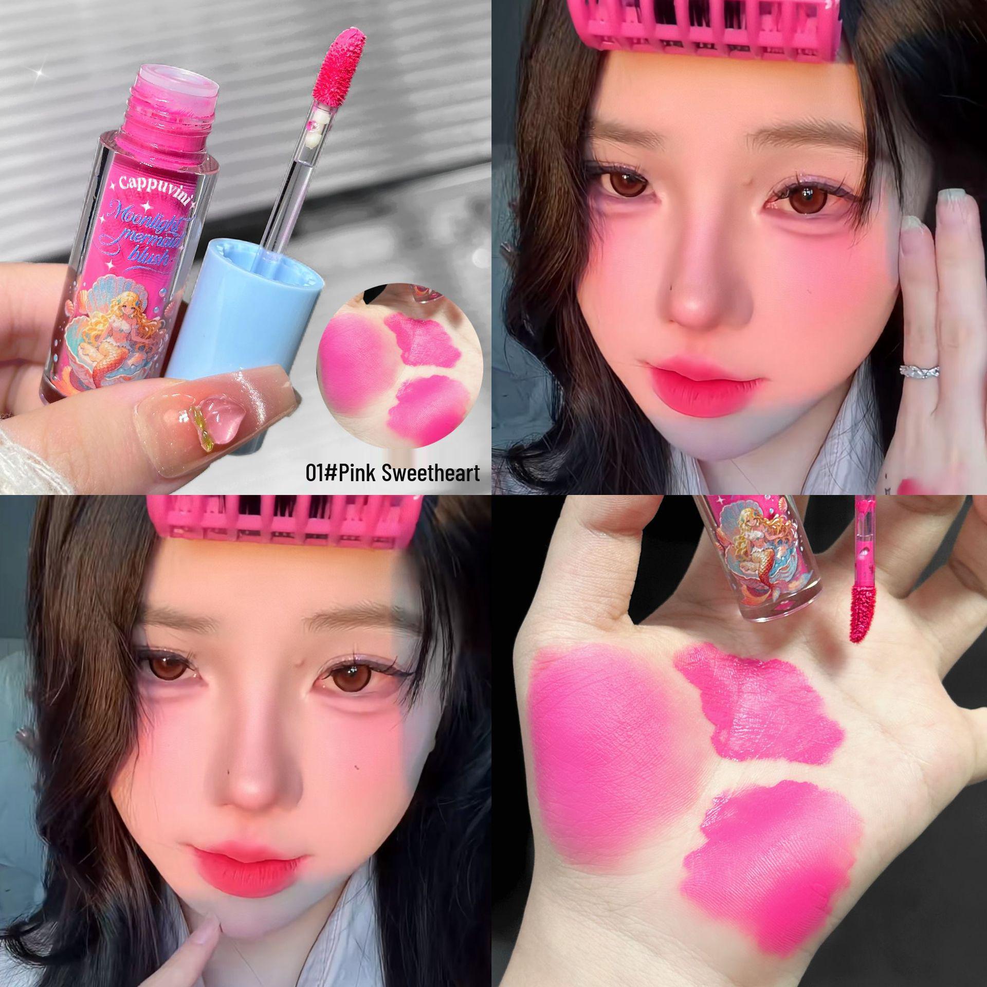 Cappuvini Matte Liquid Blush - Low Saturation Single Color.