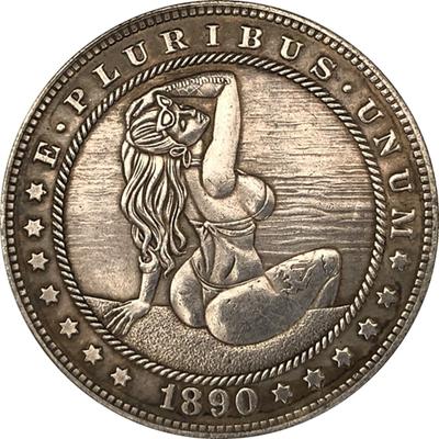 USA UNITED STATES Beauty Hobo Nickel Commemorative Collectible Souvenirs Silver Coins