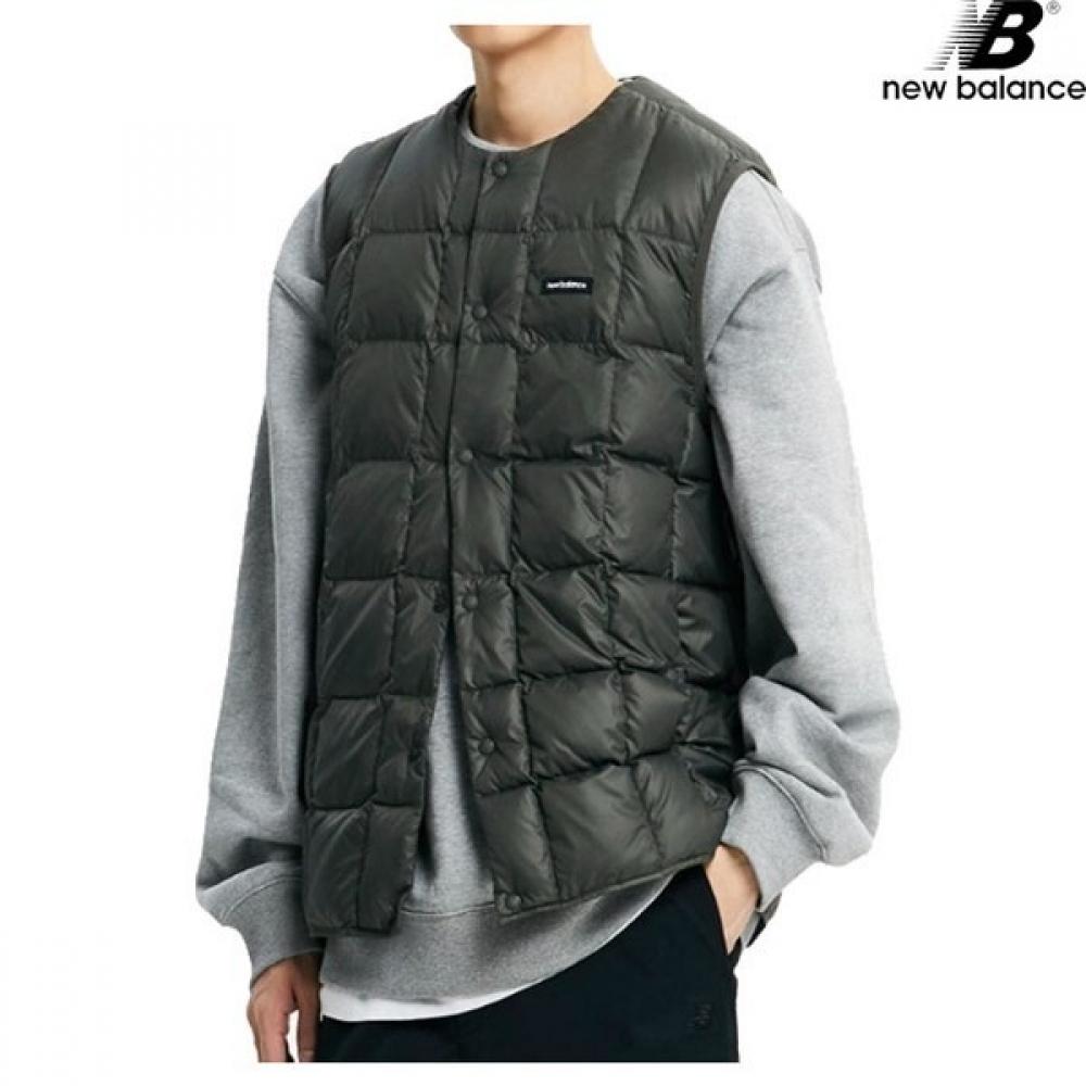 

New Balance Half Club Nbnpd42953 Kh Flying Square Quilted Goose Down Vest Common 105