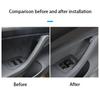 For Tesla Model 3 Model Y 2017-2023 11pcs Car Window Switch Button Decoration Sticker Door Button Sticker Interior Accessories