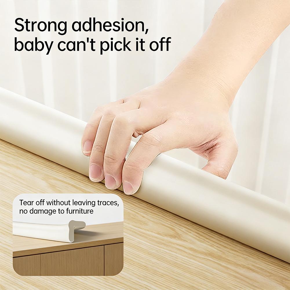 2M Thick Baby Safety Anti-Collision Strip Furniture Table Edge Corner Protector Foam Bumper Guard for Children Protection