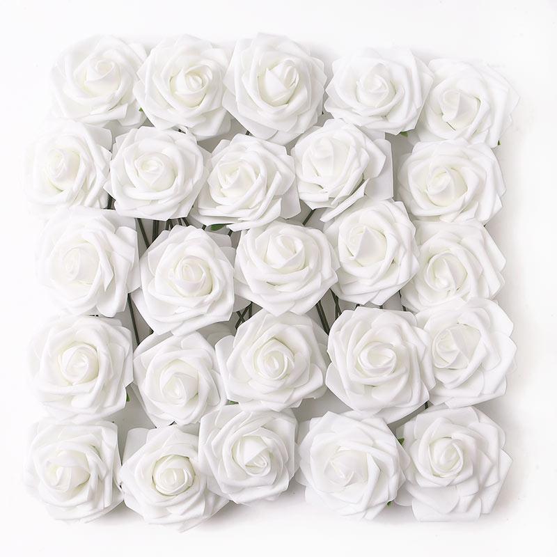 5/10/15/20/25Pcs Artificial Rose Flowers Wedding Decorations Centerpieces Arrangements Party Baby Shower Garden Home Decor Gifts