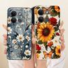 For Infinix Smart 7 HD / Smart7 Plus Cute Cat Flower Cartoon Phone Case For Infinix Smart 7HD 7Plus Soft Silicone Covers Bumpers