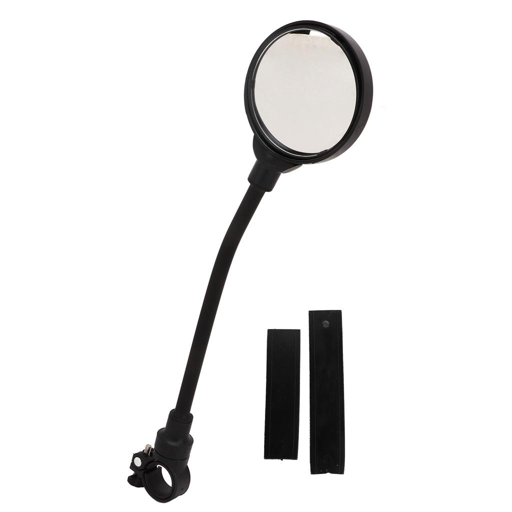 Bike Rearview Mirror 360 Degree Adjustable Wide Angle Rotatable Bike Convex Mirror for Mountain