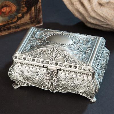 Velvet Princess Jewelry Box - Retro European & Korean Style Storage Ornament