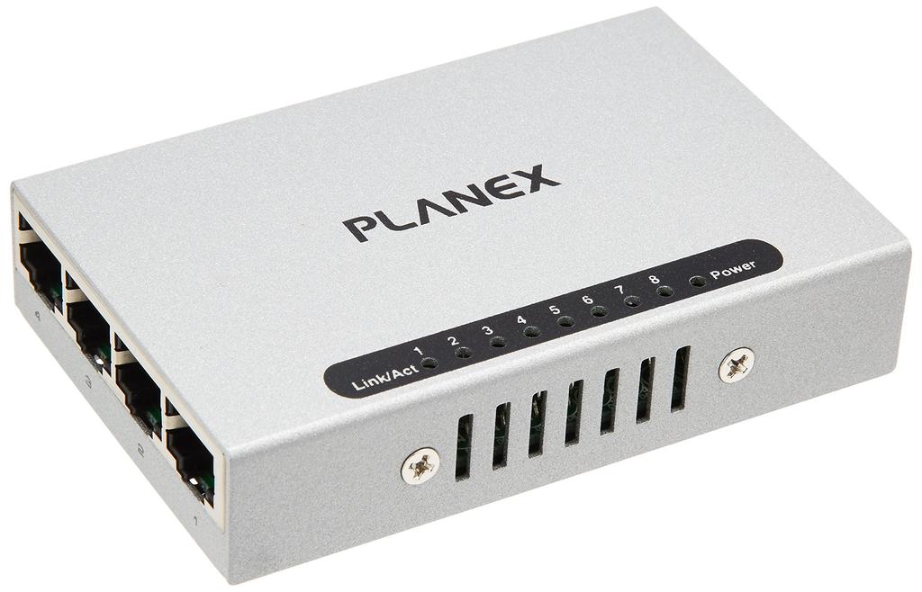 Přepínací rozbočovač PLANEX 8portový 10/100M FX-08Mini