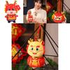 Traditional Dragon Hanging Ornament Ethnic Style Plush Toy For Year-end Meetings