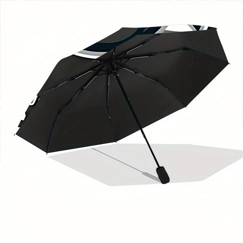 Rockets Houston Automatic Folding Windproof Umbrella - Lightweight, Retractable Design with 8-Rib Durability, Perfect for Outdoor Adventures
