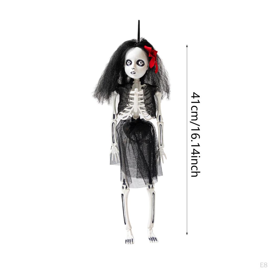Creepy Skeleton Hanging Figure for Spooky Halloween Decor