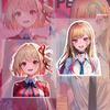 Anime Girl Fun Stickers Car Window Motorcycle Electric Car Car Reflective Waterproof Sticker