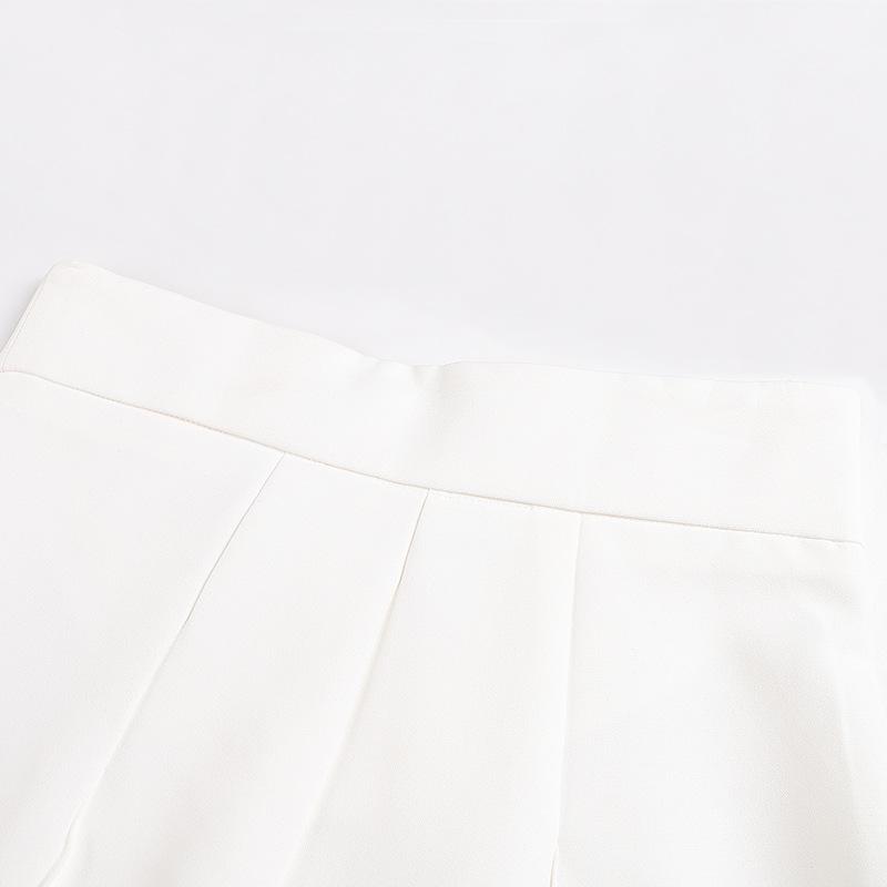 Women's Sheer Wide-Leg Blazer Set