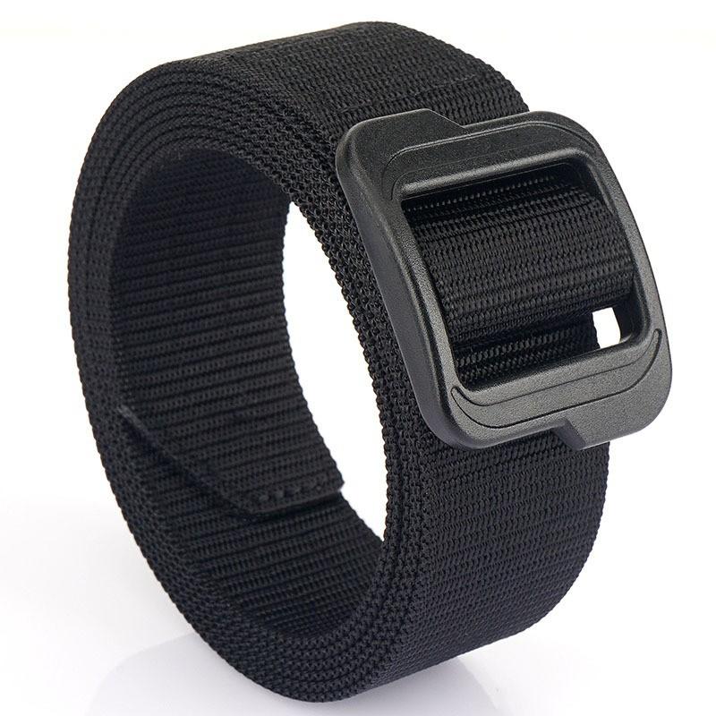 

Non-metal Security Check Day Buckle Tooling Belt Quick-drying Outdoor Training Men s Double-layer Nylon Pants 120cm чёрный