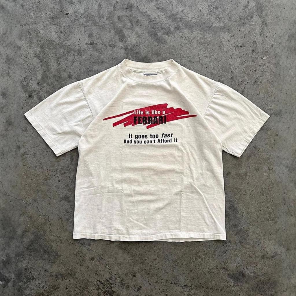 ZYLLO New Letter Printed Round Neck Short-Sleeved T-Shirt for Men and Women