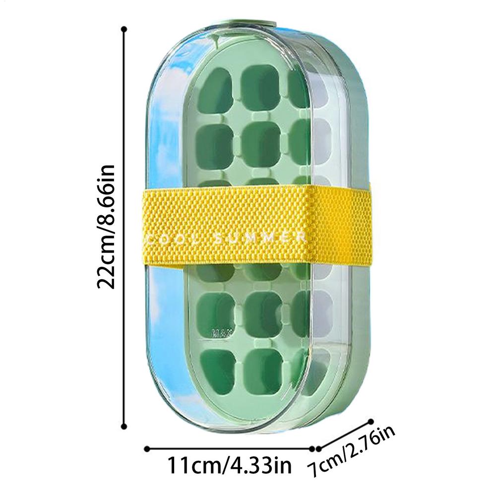 

Креативная силиконовая форма для льда с соломинкой, лотки для льда большой вместимости, пищевой ледогенератор, многоразовый стакан для воды, кухонные гаджеты зелёный