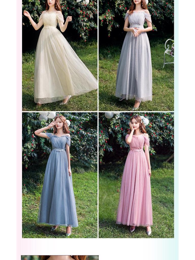 2025 Elegant Long Bridesmaid & Evening Dress for Women