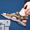 Fashion Summer Designer New Platform Leather Outdoor Beach Men's Sandals Fashion Retro Soft Sole Casual Men Shoes