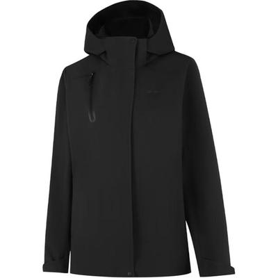 Li Ning Einfarbige Kapuzenjacke mit Reißverschluss Bequem Atmungsaktiv Multifunktional Jacken für Damen Schwarz AWBU050-1