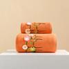 2pcsHome portable embroidered cartoon bath towel towel household thick coral fleece absorbent quick-drying bath towel