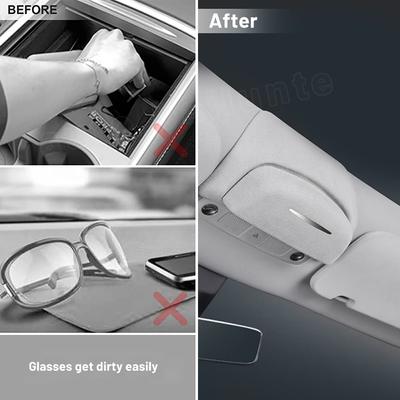 For Tesla Model 3 Sunglasses Storage Box for Tesla Model Y -2022 Glasses