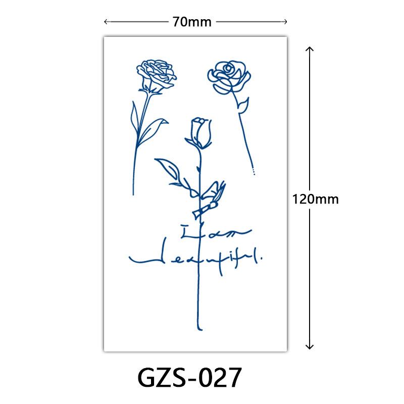 Juice Herbal Tattoo Sticker, Finger Sticker, Juice Semi-Permanent Tattoo Sticker, Sweat-Proof Tattoo