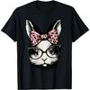 Funny Bunny Women's Girl's Cute Rabbit Graphic Leopard Print T-Shirt
