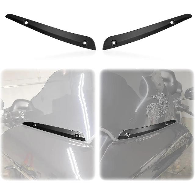 Motorcycle Windshield Trim Windshield Side Trim for Harley Road Glide Ultra FLTRU FLTRX Special FLTRXS 2015-