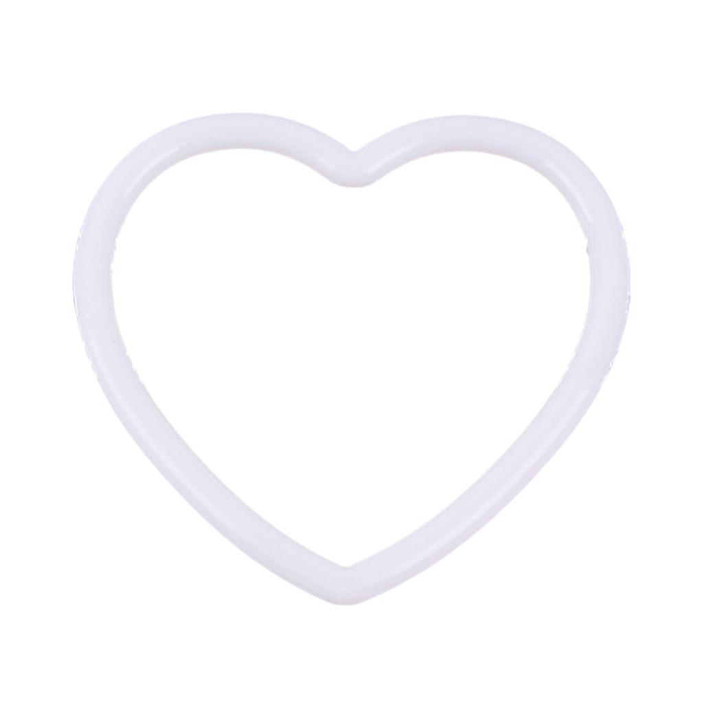 Traumfänger Kreisringe Herzförmige Makramee-Ringe Zubehör DIY Windspiel Handgefertigter Schmuck Bastelbedarf