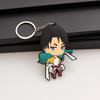 Attack on Titan Flügel der Freiheit Schlüsselanhänger, Levi Mikasa Eren Schultasche Kleiner Anhänger