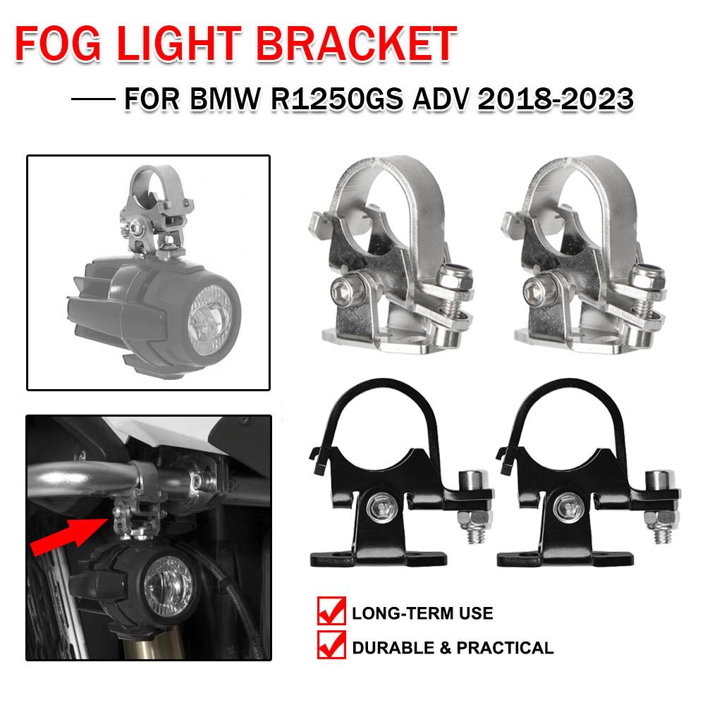 22mm Crash Bar Fog Light Bracket Motorcycle Spotlight Support Parts For BMW R1200GS LC OC ADV R1250GS Adventure F750GS F850GS