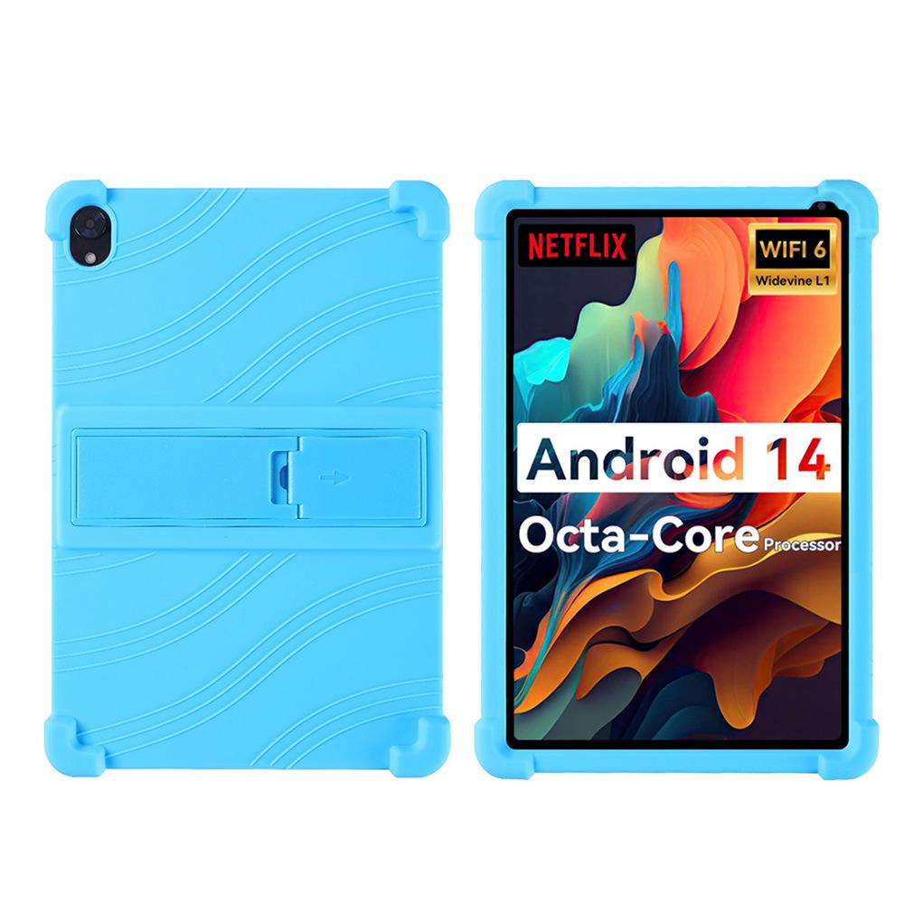 URAO C107 10.1" Tablet Case - Full Coverage Anti-Drop Silicone Stand with Edge-Wrapped Rubber Shell