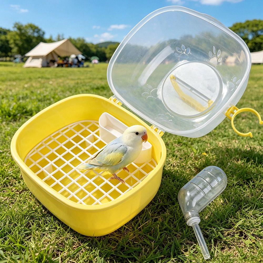 Breathable Travel Bird Cage Large Space Small Animal Carrier Bird Outgoing Case Small Pet