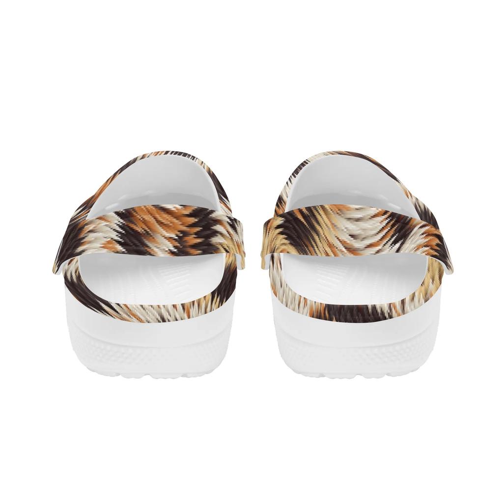 Novelty Printed EVA Clogs Sandals Women Men Quick Dry Lightweight Slip On Casual Shoes Lightweight Summer Footwear Daily Wear