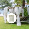 Pack of 8 Outdoor Curtain Weights Sturdy Canvas Wrap Waterproof Designs for Outside Shower Curtains and Tablecloths
