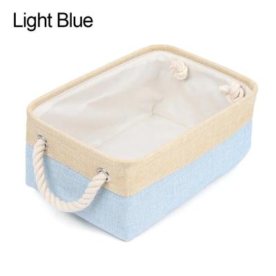 Articoli per la casa Articoli vari Cestino per smistamento Scatola pieghevole per organizer in lino Calzini per biancheria intima Cestino portaoggetti per giocattoli per bambini