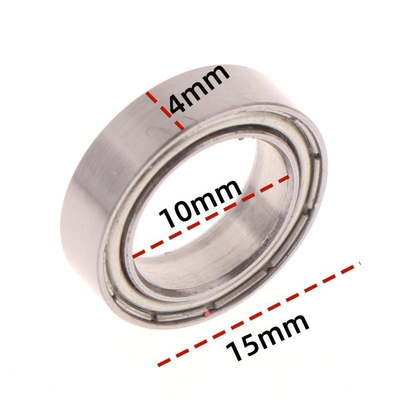 10PCS High Quality 10x15X4mm 6700ZZ 2Z DDU Inner Bore 10mm Miniature Deep Groove Ball Bearings 6700 ZZ 2RS RS Bearing