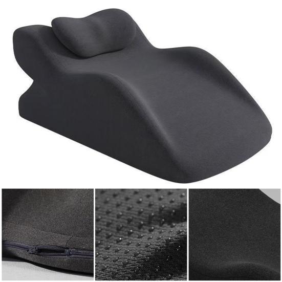 Yousheng Couples Pillow Wavy Wedge Pillow for Chest Back Relief Memory Foam Butt Cushion Ergonomic Posture Support Multi-Functional Bed Pillow