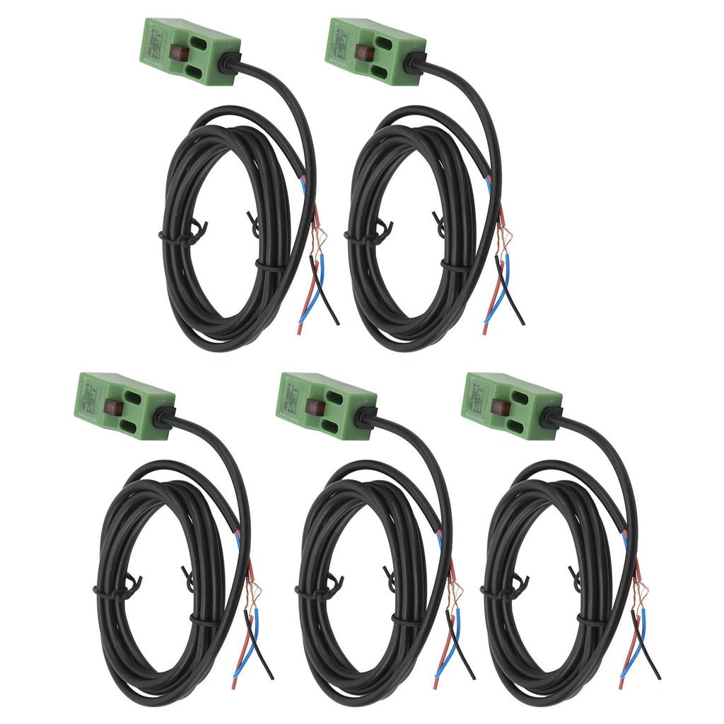 5Pcs Approach Sensor IP65 High Frequency Inductive Proximity Switch NPN Normally Open 10‑30VDC